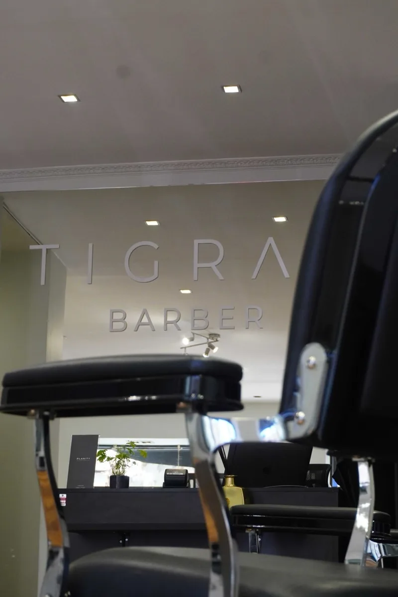 Ambiance du salon de barbier TIGRAN Barber, Marseille 13008