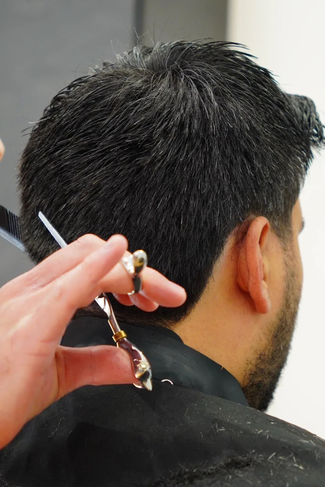 Détail d'une coupe réalisée chez TIGRAN Barber, barbier à Marseille 13008