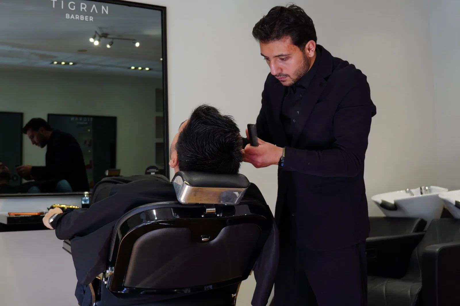 Coupe homme et conseil personnalisé chez TIGRAN Barber, barbier à Marseille 13008